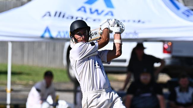 Connor Hangan hit 72 for North Geelong. Picture: Wes Cusworth