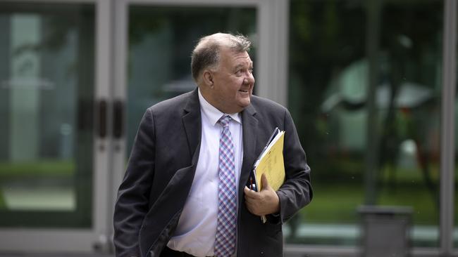 Craig Kelly at Parliament House today as the Coalition comes under pressure over his dangerous COVID-19 conspiracies. Picture: NCA NewsWire