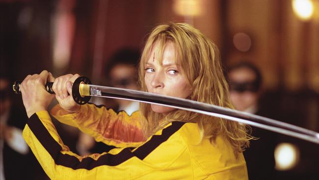 Uma Thurman’s punishing physicality is on display in Kill Bill. Picture: Supplied