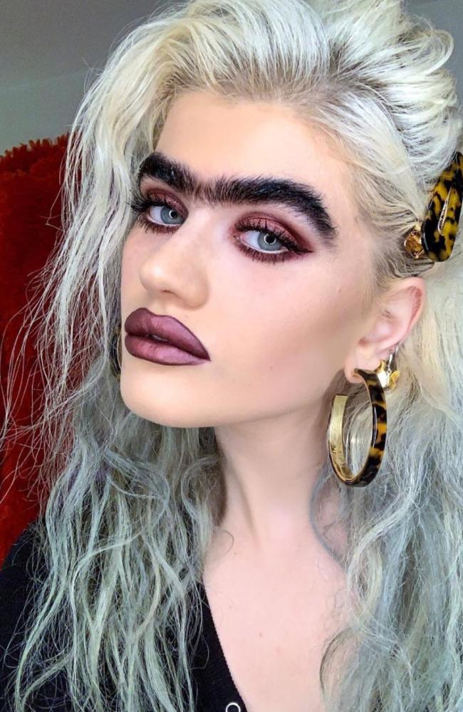 Model with bushy eyebrows receives death threats online | news.com.au ...