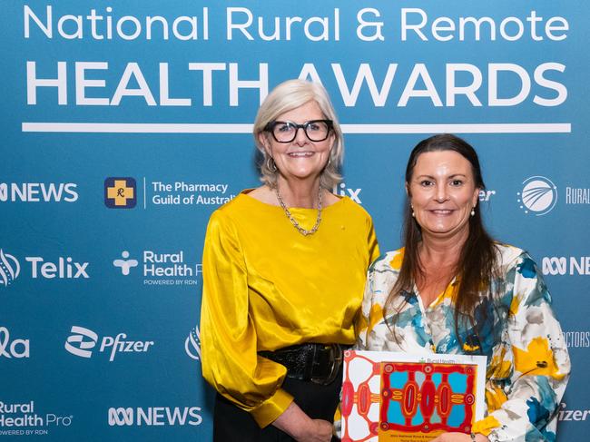 Governor General Sam Mostyn and Casey Shorter at the National Rural and Remote Health Awards 2024.