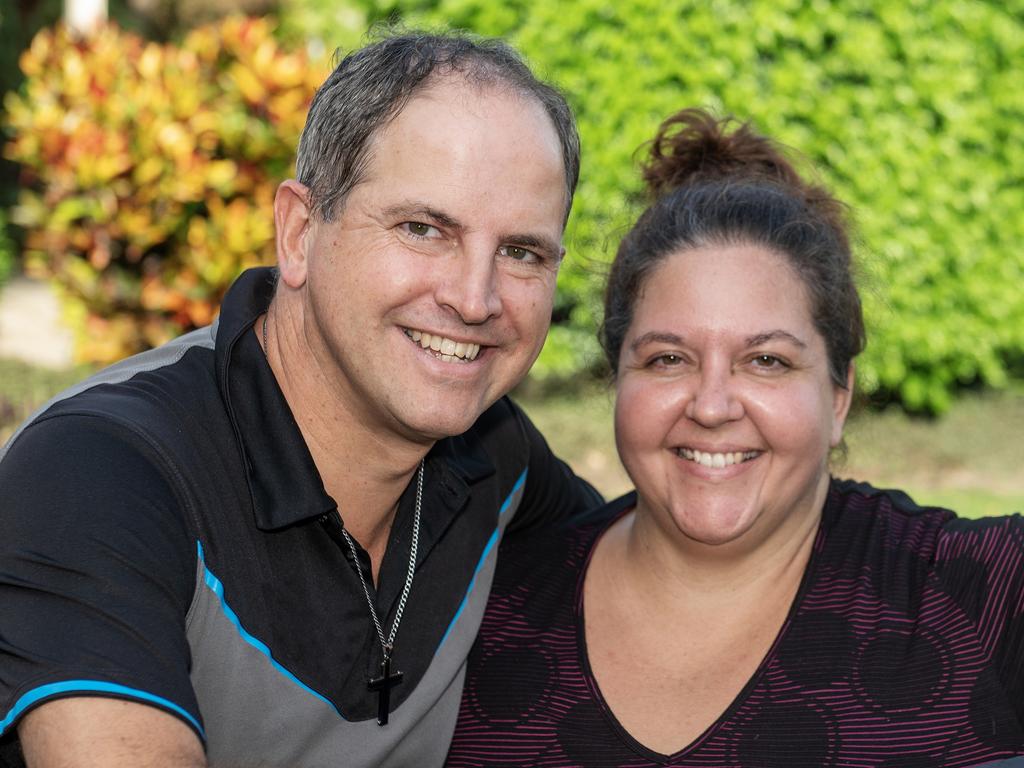 Anthony and Jonelle Nielsen are among 1500 families across Queensland caring for children out-of-home. Picture: Michaela Harlow