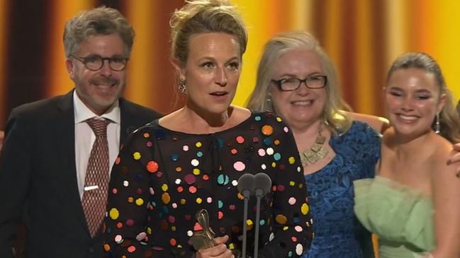 The Twelve wins Most Outstanding Drama, Miniseries or Telemovie. Picture: Channel 7