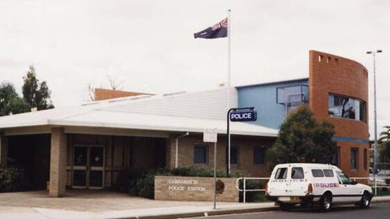 Cabramatta Police Station on Bartley Street during its time in operation between 1986 and 2003