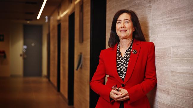 Chair of the ACCC Gina Cass-Gottlieb pictured at her offices in Sydney. Picture: Sam Ruttyn