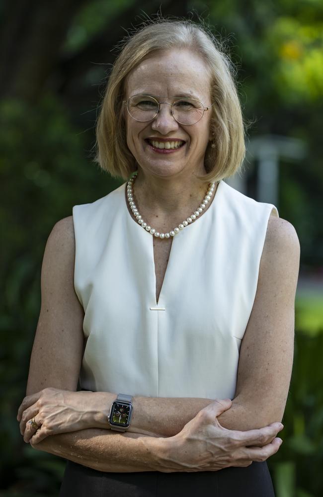 Queensland’s Chief Health Officer Dr Jeannette Young, believes that with hard work, women can successfully juggle family and career. Photo: Mark Cranitch.