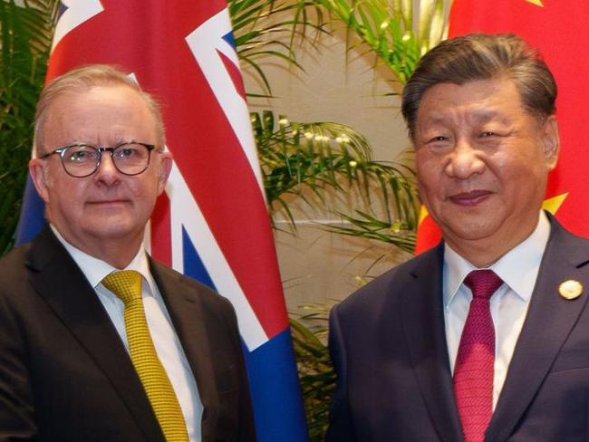 Caption: Prime Minister Anthony Albanese and Chinese President Xi Jinping held a 30 minute bilateral meeting on the sidelines of the G20 Summit in Rio de Janeiro, Brazil on Monday November 18, 2024. Picture: Supplied/handout/Prime Minister's Office