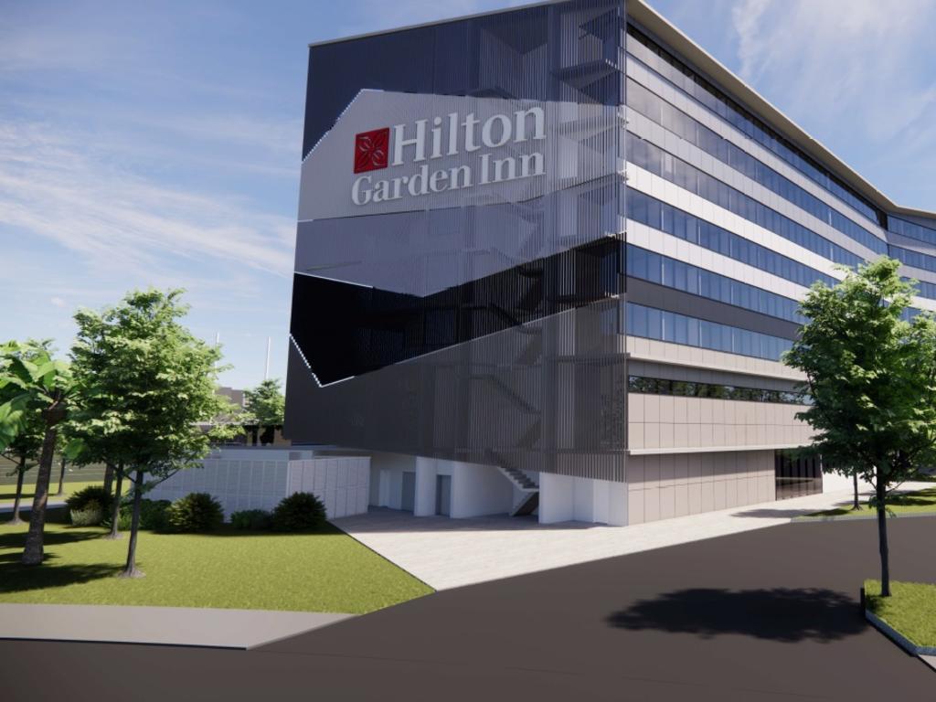 Updated artist impression for the Townsville Hilton Garden Inn. Picture: Supplied.