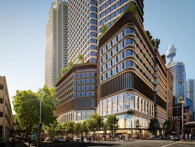 An artists impression of Parkline Place, Sydney, the new home of the ODPP.