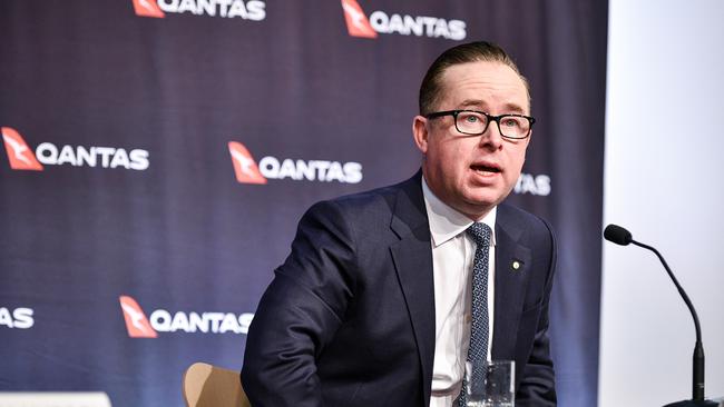 Qantas CEO Alan Joyce. Picture: NCA NewsWire/Flavio Brancaleone