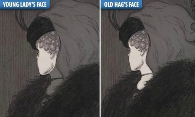 Optical Illusion Whether You See An Old Or Young Women Depends On Your Age Kidspot