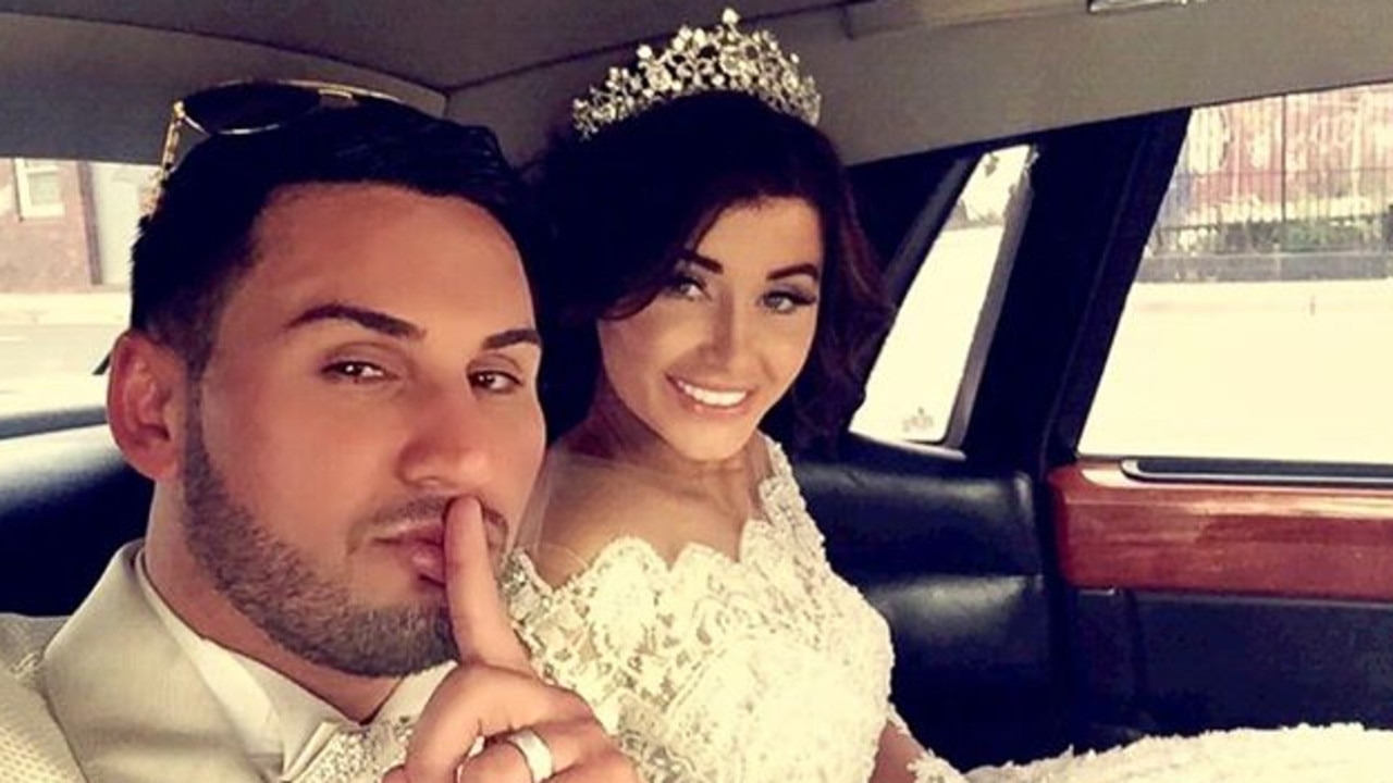 Salim Mehajer’s wedding to his bride Aysha in Lidcombe in 2015.