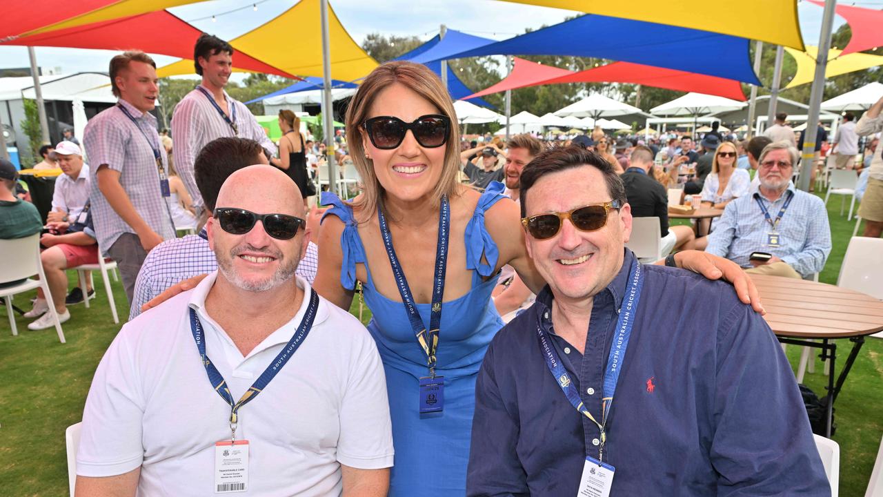 DECEMBER 6, 2024: Fans enjoying the atmosphere at Adelaide Oval for the Test Cricket Australia v India. Picture: Brenton Edwards