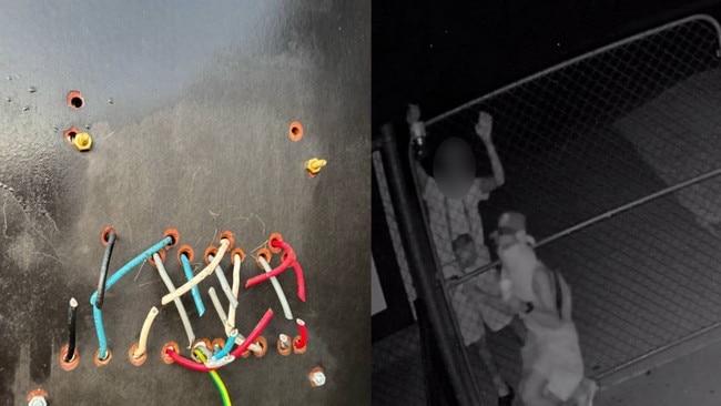 Walker Road Sports Precinct break-in collage 30 April 2025