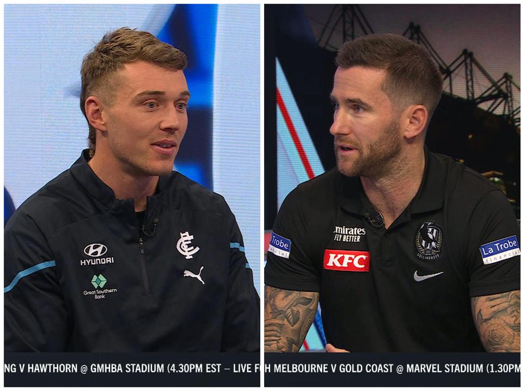 Patrick Cripps and Jeremy Howe lament the AFL's new holding-the-ball interpretation.