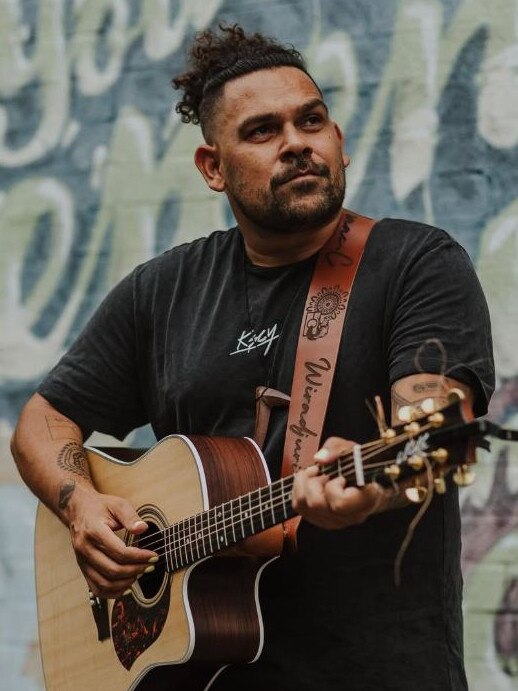 Indigenous musician and reality TV star Isaac Compton has called out controversial Adelaide comedian Biddy O'Loughlin. Picture: Instagram