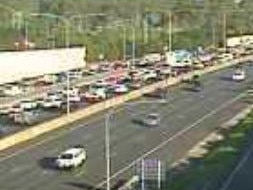 Major delays on the Pacific Mwy at Eight MIles Plains after a four-vehicle crash. Picture: Supplied