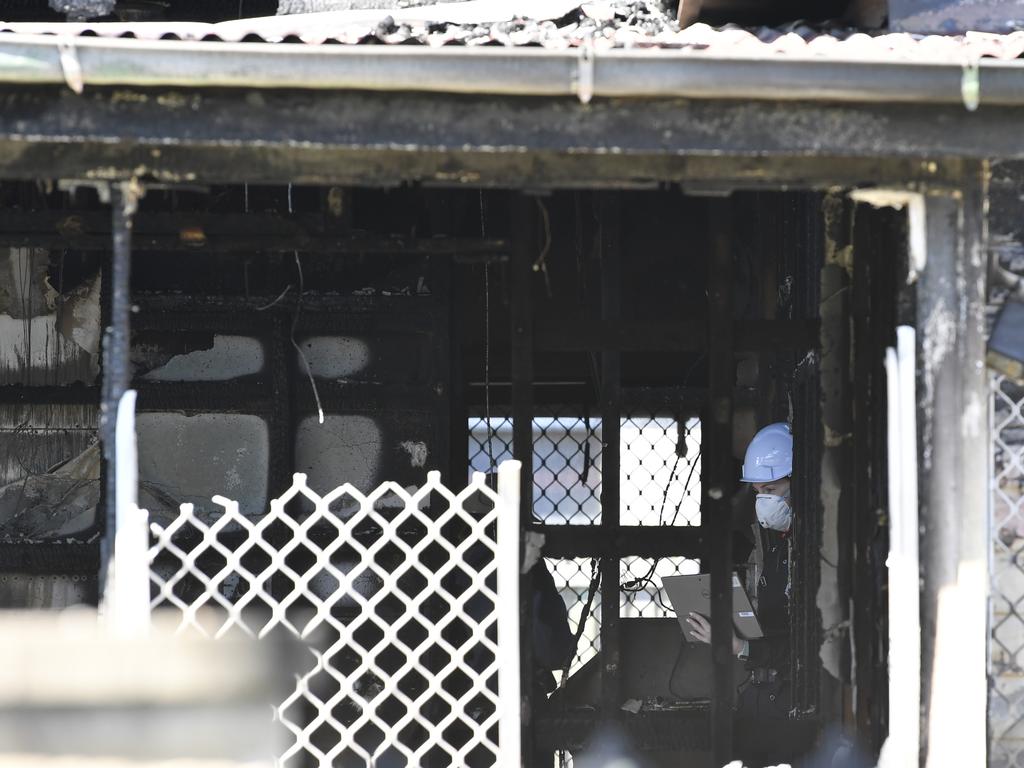 Two more children have died after a suspicious fire ripped through a property in Toowoomba on Wednesday morning, which claimed the life of a nine-year-old boy. Picture: Kevin Farmer