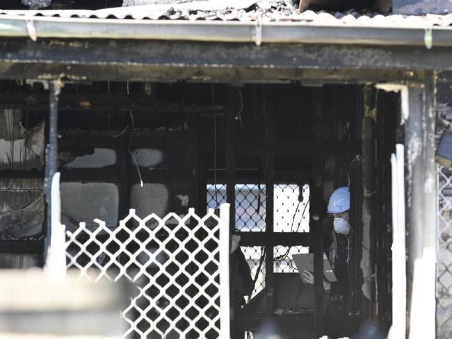 Two more children have died after a suspicious fire ripped through a property in Toowoomba on Wednesday morning, which claimed the life of a nine-year-old boy. Picture: Kevin Farmer