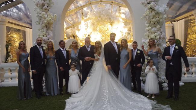 Kyle Sandilands married Tegan Kynaston at an ostentatious celebration. Picture: Jack Henry