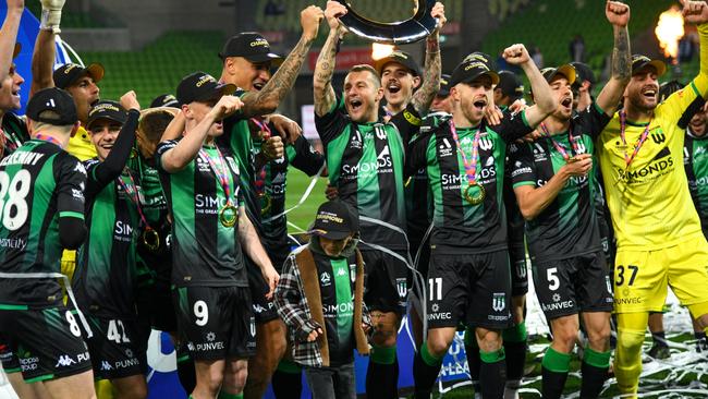 Western United are A-League champions. (Photo by Vince Caligiuri/Getty Images)