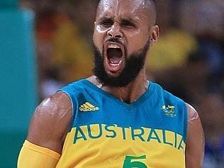 The Men's Australian Basketball team, the Boomers, v. Lithuania