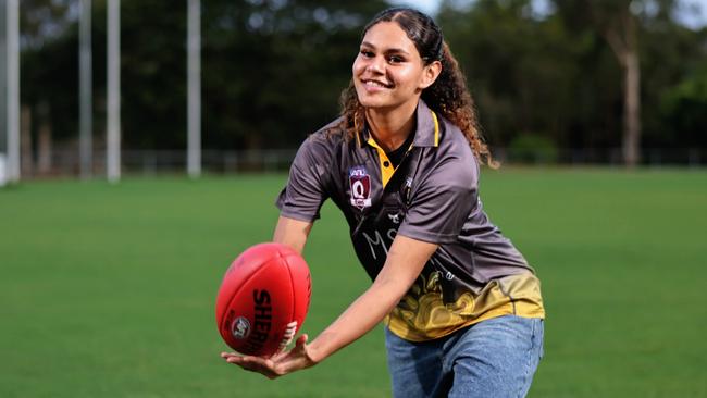 Norths Tigers junior player Heidi Talbot has been nominated for the 2024 AFLW draft for the 2025 season. Picture: Brendan Radke