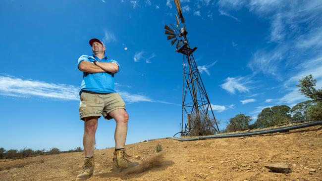 Sheep farmer Michael Burford. Picture: Mark Brake