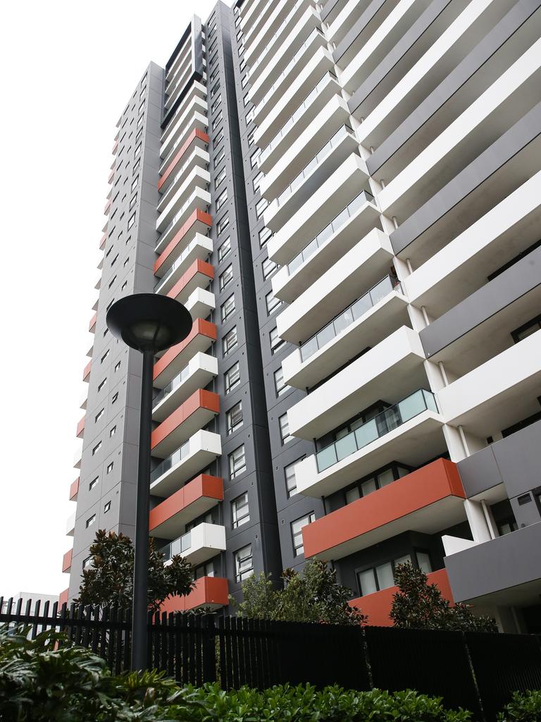 Police will probe whether the man jumped from the building. Picture: NewsWire / Gaye Gerard