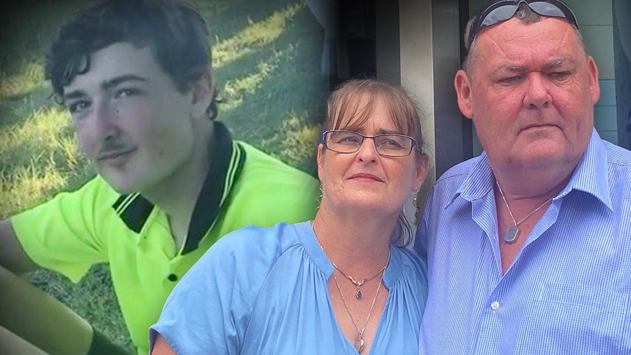 Ryan Kimball (left), 16, was a passenger in a car when he was killed in a car crash at Bli Bli on the Sunshine Coast in June 2022. Parents Annette and Graeme Kimball (right) found out from the sentence given to the teenage driver of the car would not be appealed. Picture: Supplied