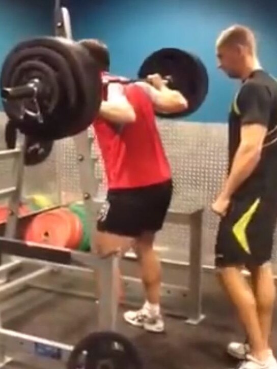 Johan Schwartz (pictured) is a regular gym-goer.