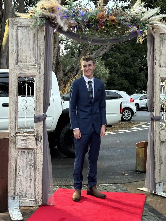 Students arrive at the Hervey Bay State High School formal.