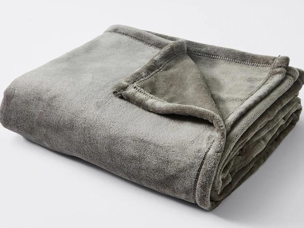 Super Soft Throw - Grey. Picture: Target.