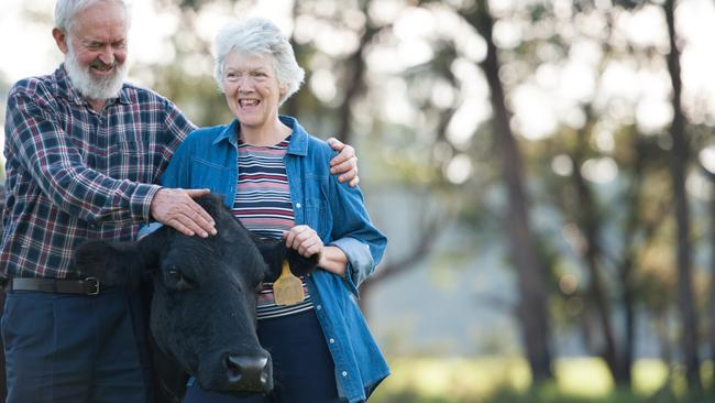 FARM MAGAZINE. The Weekly Times. Beef@TheFarmGate. Rosanne and Ian Trevaskis. Picture: Laura Ferguson