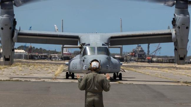 A worldwide grounding of the Osprey aircraft was lifted in March 2024. Picture: 1st Marine Aircraft Wing.