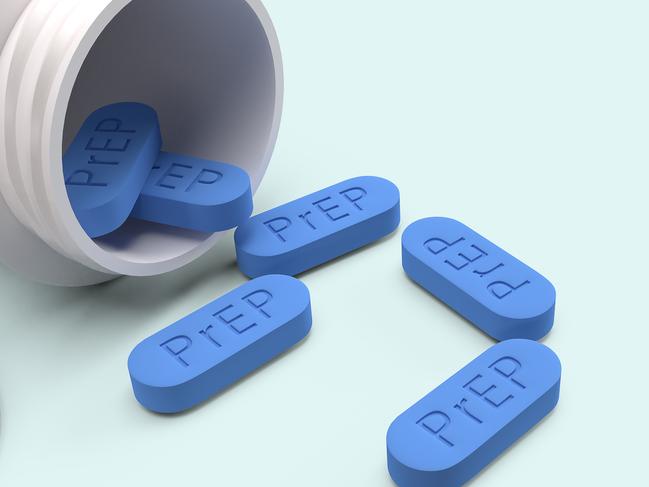 The PrEP is HIV prevention pill for medical concept 3d rendering.  Picture: istock