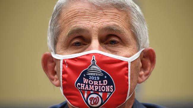 Doctor Anthony Fauci says the US could combat the virus more effectively without having to re-enter the stringent lockdowns of the initial stage of the pandemic. Picture: AFP