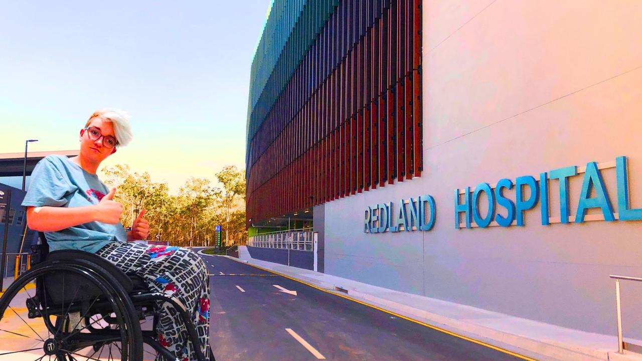 NDIS recipient Benjamin Anne-George Barnett is living at Redland Hospital while appropriate NDIS accommodation is found. Pictures: Contributed