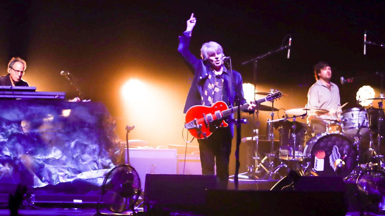 Crowded House perform at Townsville Entertainment Centre. Nov 3, 2022. Picture: Craig Herbert