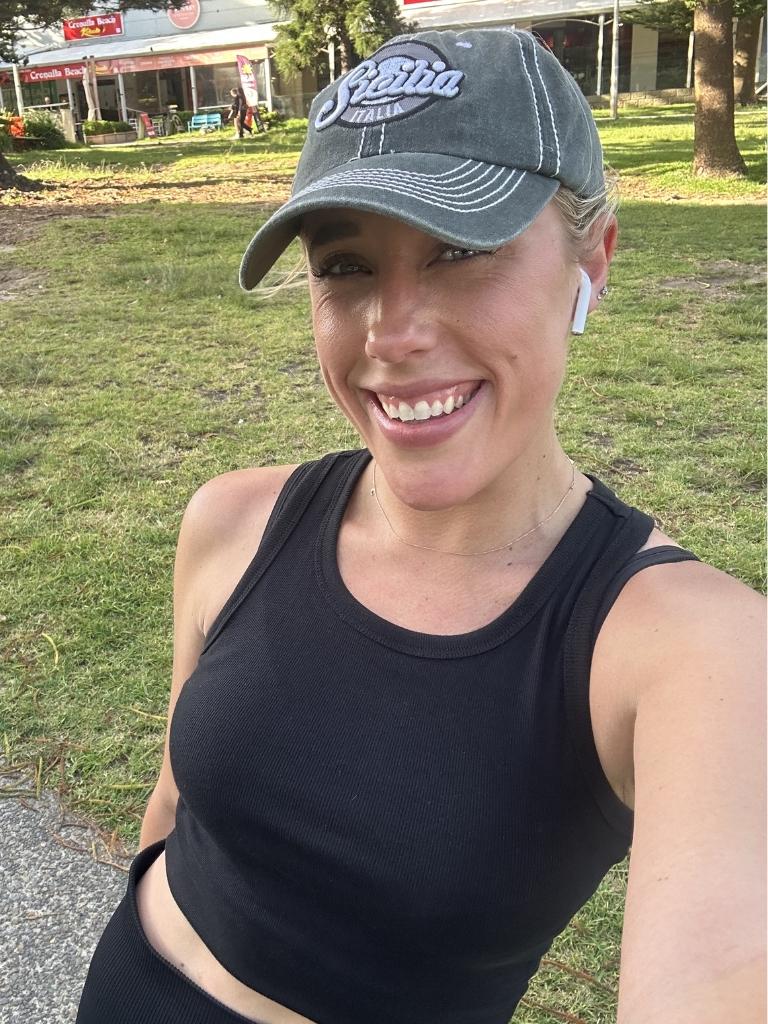 Claudia tried out the 0-3km running plan. Picture: news.com.au/Claudia Coy.