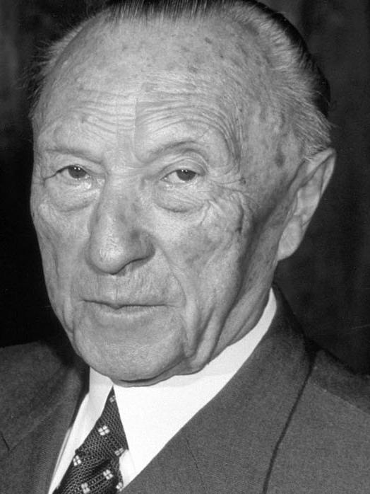 Germany’s post-war chancellor Konrad Adenauer.