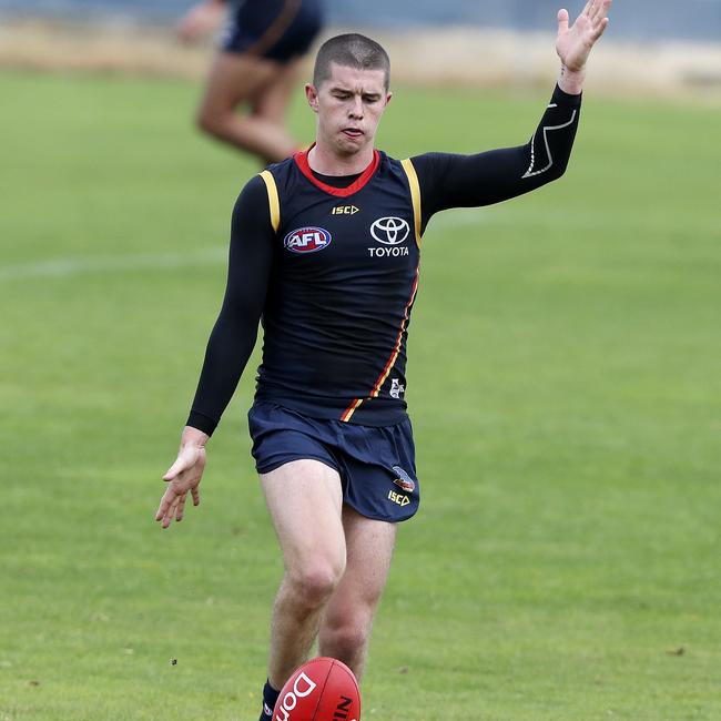 Ned McHenry is in the frame for a Crows debut. Picture: Sarah Reed