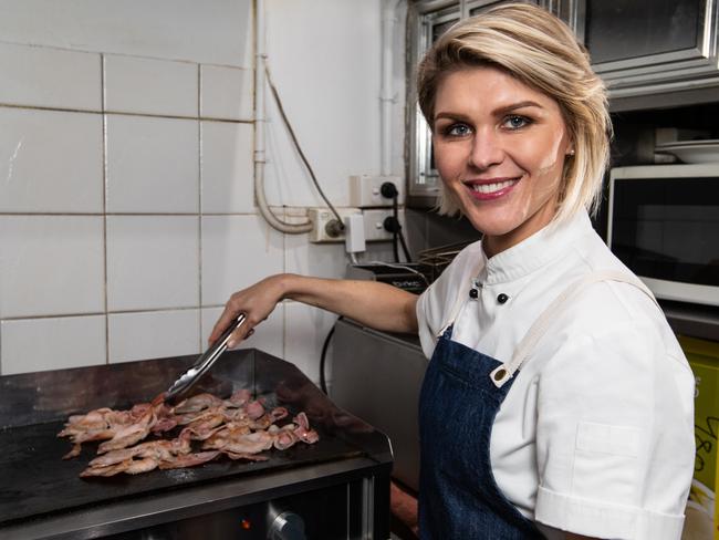 Chef Courtney Roulston will be cooking breakfast for the homeless as part of Do Something Day. Picture: Julian Andrews