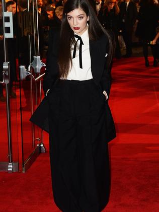 Lorde attends the World Premiere of 