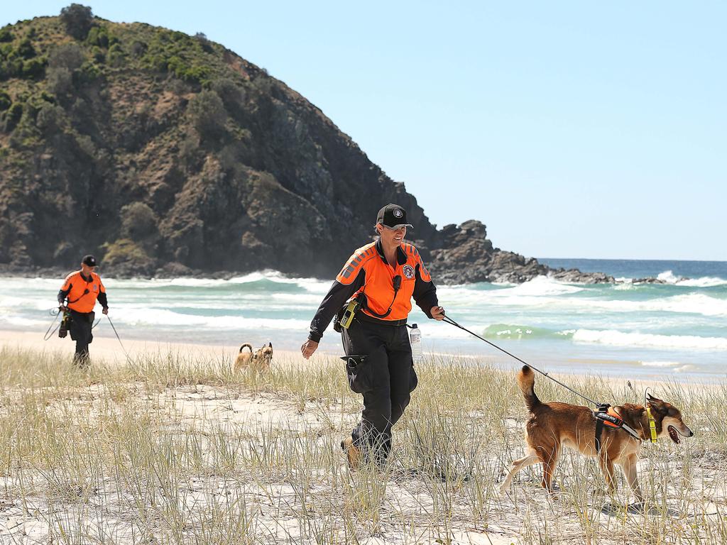 The search for Theo involved hundreds of people. Picture: Lyndon Mechielsen/The Australian