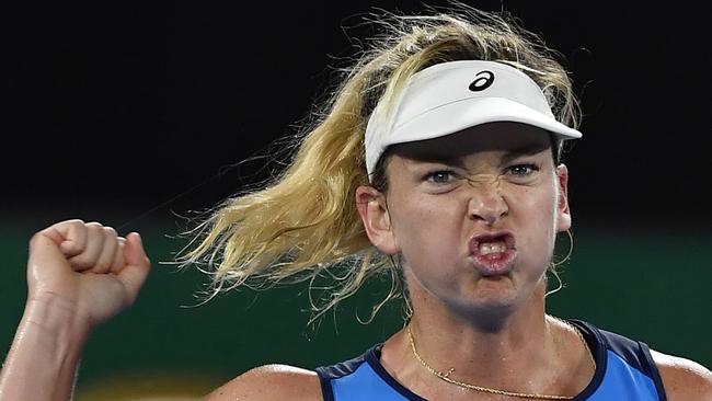 Coco Vandeweghe also takes on a German opponent in the fourth round. Picture: AP