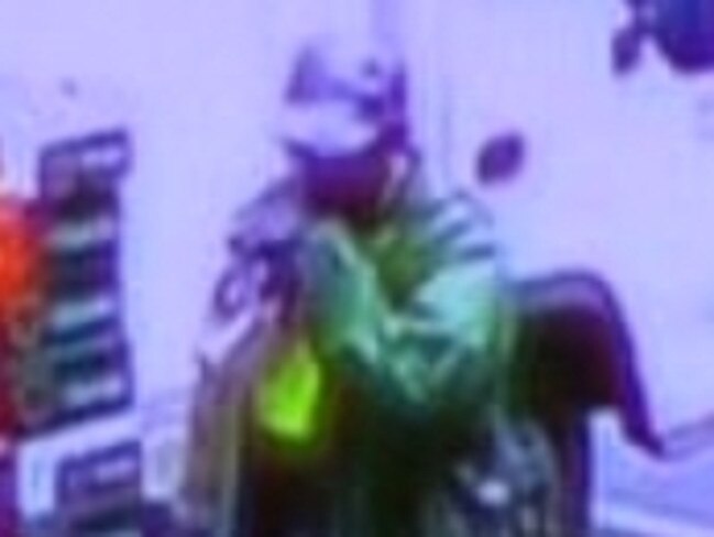 CCTV of the suspected killer in Old Centre Plaza. Picture: Supplied