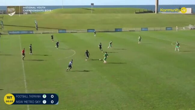 Replay: Tasmania v NSW Metro Sky (16C) - Football Australia Boys National Youth Championships Day 2