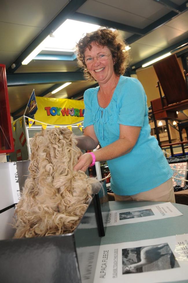 Alpaca steward Paula Leeson. Picture: Renee Pilcher