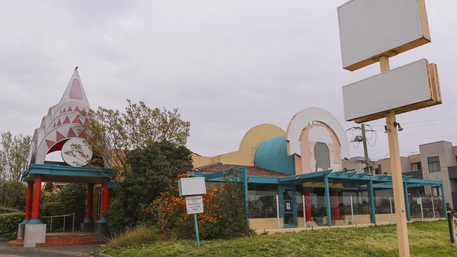 Pancake Parlour, an iconic Dandenong building. It closed down after decades. Picture: Wayne Taylor